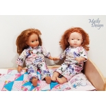 43-48 cm (16"-19") Doll clothes. For Baby Born sister, Baby Annabell and similar dolls
