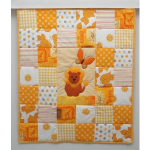 2309 Baby quilt 1 Lion Yellow.jpg