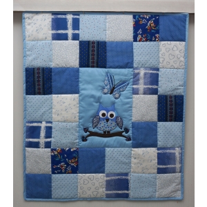 2311 Baby quilt 2 owl blue.jpg