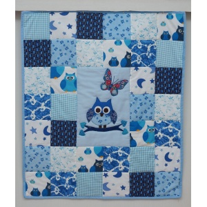 2602 Baby Quilt 01 Owl blue.jpg