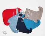 Personalized Christmas stocking, small (width 8 cm)