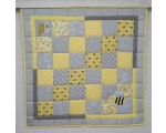Beebitekk Mesimummiga (100 x 100 cm), kollane/hall