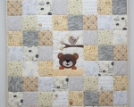 Toddler Quilt with Teddy Bear (150 x 110 cm)