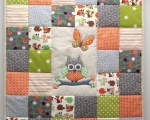 Baby Quilt with Owl (95x 80 cm)