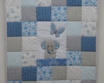 Beebitekk Elevant Erni (95 x 80 cm), sinine