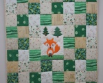 Laste lapitekk Rebane Robin (150 x 110 cm), roheline
