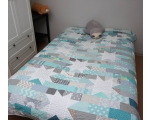 Lapitekk Põhjatäht (160 x 220 cm), münt, hall ja valge