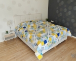 Lapitekk Liivarand, vahused lained ja tähistaevas (250 x 250 cm)