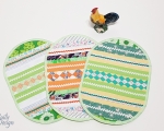 Set of Easter tablerunners, placemats, 3 pc.