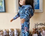 Nuku dressid kapuutsiga, mererohelised, Paola Reina 32 cm