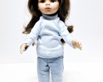 Nuku pullover, helesinine, Paola Reina 32 cm