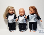 Dolls outfit for 45 cm dolls