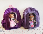 Rucksack, Reiserucksack für Kinder, Purpur und Violett
